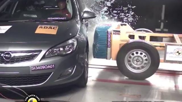 Euro NCAP Crash Test Opel Astra Overall 2009 смотреть онлайн