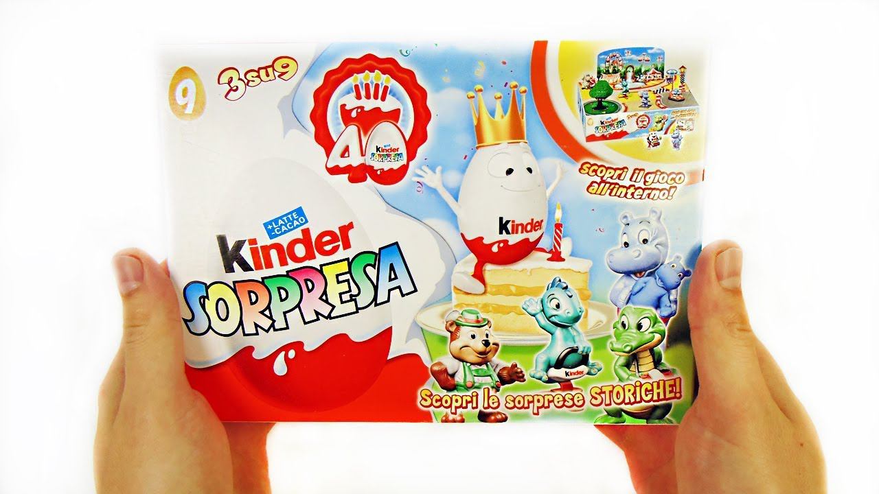 Киндер Сюрпризы ВЕСЕЛЫЙ ЮБИЛЕЙ итальянский набор 2014 года! Rare Kinder Surprise Eggs Unboxing #30