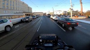 Квадроцикл в городе! Продолжаем наводить суету и убирать всех со светофора.