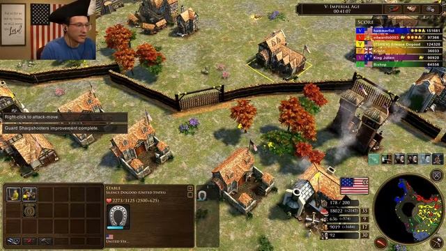 United States Free For All! | Classic & Casual | Age of Empires III: Definitive Edition смотреть онлайн