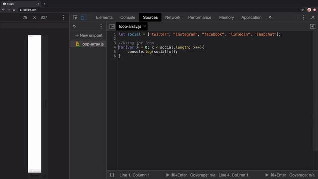 How to loop through an array in JavaScript? смотреть онлайн