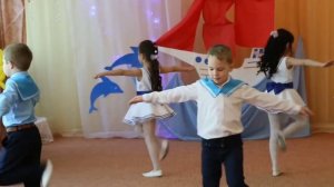 Танец "На палубе матросы". Выпускной утренник в детском саду.