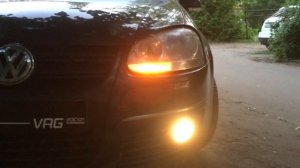Поворотники в пол накала (американки) Golf 5