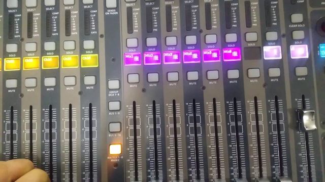 Behringer X32 Matrix-behringer X32 Aux Sender- Behringer Wing