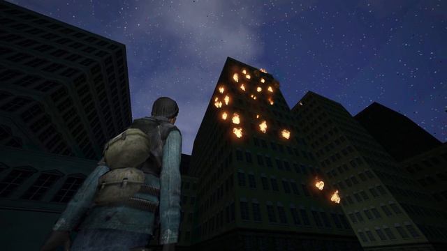 Эх, а красиво же горит здание... I Garry's mod смотреть онлайн