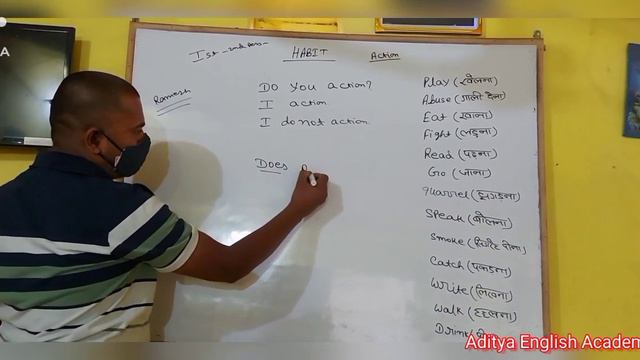 Part:-2 Simple present tense:-Habit /English speaking practice/ Anjay смотреть онлайн