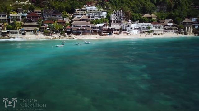 FLYING OVER INDONESIA (4K) 30 Minute Drone Film + Relax Moods Music | Bali, Nusa Penida & East Java смотреть онлайн