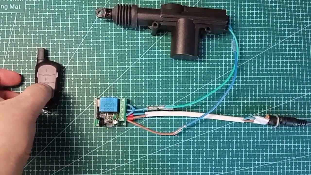 активатор замка + беспроводное реле RF433 смотреть онлайн