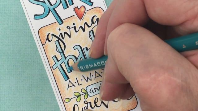 Colored Pencil Gradient Letters Technique смотреть онлайн