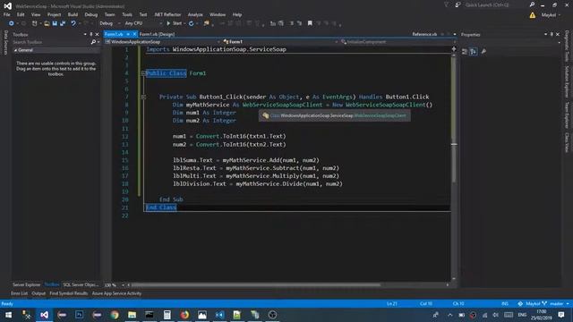 Soap Web Service VB смотреть онлайн