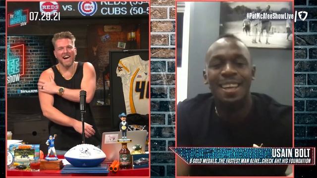 Pat McAfee Learns EVERYTHING About Olympic GOAT Usain Bolt смотреть онлайн
