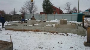 Строительство частного дома зимой в Йошкар Оле строительной компанией ООО Лайф Марий Эл!