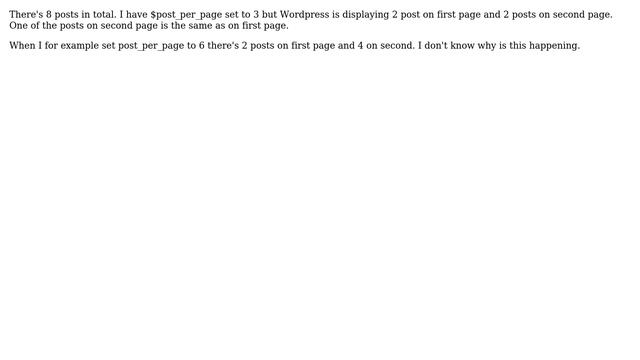 Wordpress: Custom Select Query pagination not working properly смотреть онлайн