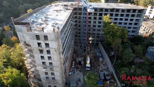 Ход строительства Ramada by Wyndham от 02.11.2022 г., (Рамада в Сочи, Хоста) смотреть онлайн