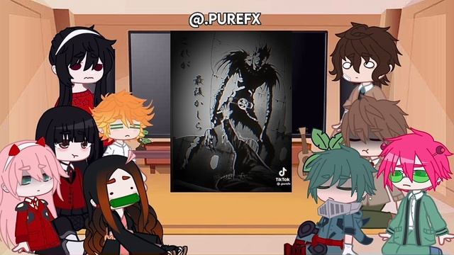 Anime Characters React to Light Yagami || Death Note || 7/?? смотреть онлайн
