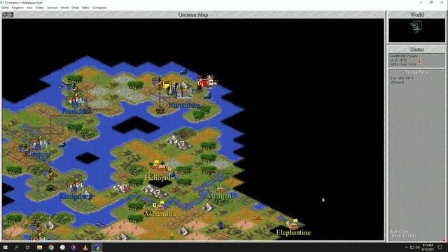 Civilization 2 - Full Game - Germans - Warlord Difficulty - Part 2 (PC - 1996) смотреть онлайн