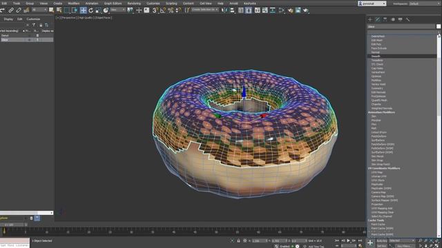 3ds Max Donut Tutorial 2 // Procedural Glace chocolate смотреть онлайн