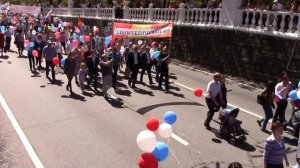Первомайский парад 1 Мая Сочи демонстрация