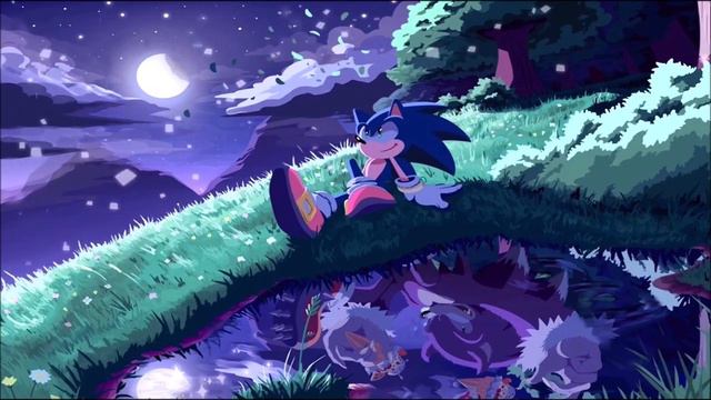 relaxing sonic music to study/sleep/chill + lake ambience 🌌⭐️ смотреть онлайн