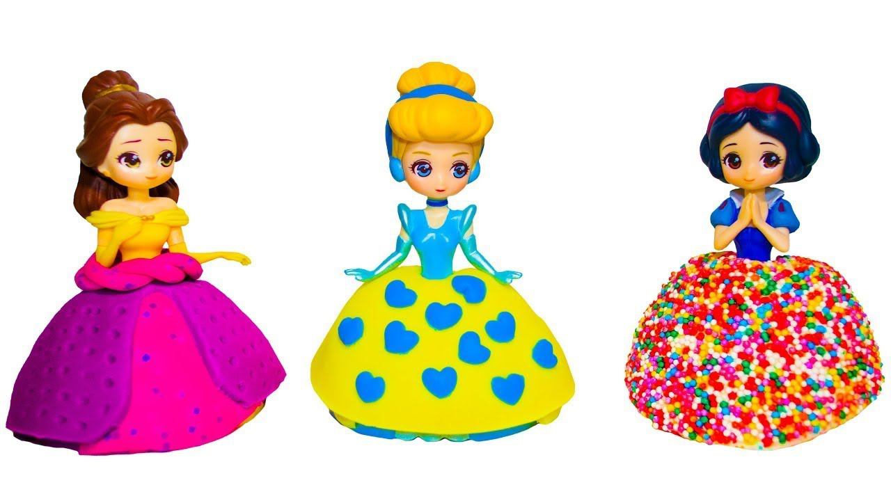 Лепим Платья для кукол из Пластилина Плей До и Учим Цвета смотреть онлайн