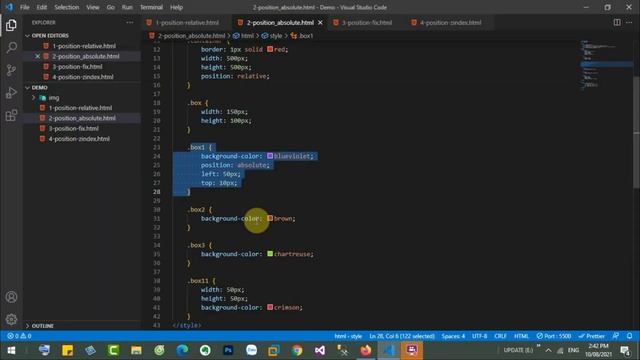 Thiết kế Web bằng HTML và CSS | CSS position (relative, absolute, fixed, z-index) смотреть онлайн