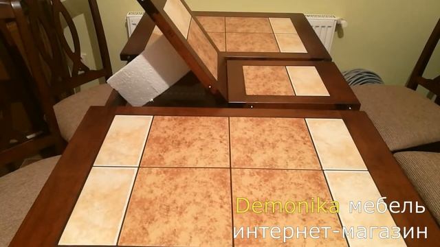 Обеденный стол и стулья -Т 13301/С 12298 DERBY BROWN/ плитка 2 тона. ДМ-30014 смотреть онлайн
