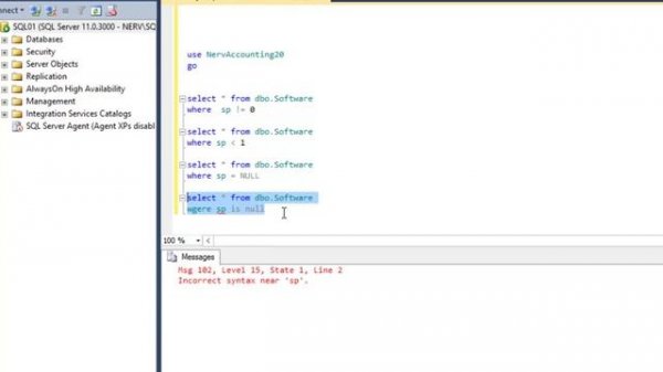 Выборка данных в SQL Server 2012 - Часть 8