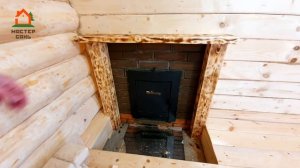 ОЧЕНЬ КРАСИВАЯ БАНЯ ИЗ СРУБА! (4х6) с террасой! ОБЗОР!