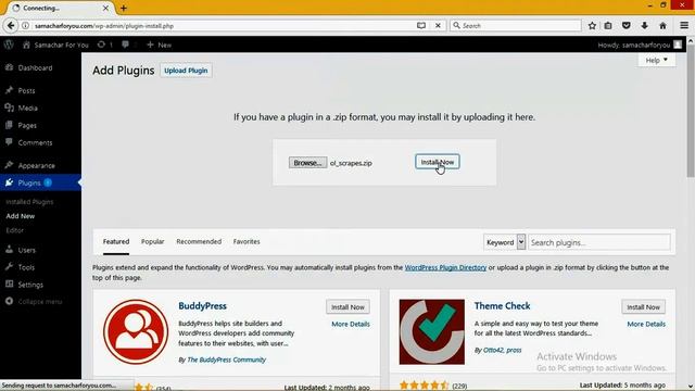 Scrapes -Web scraper plugin Installation for WordPress смотреть онлайн