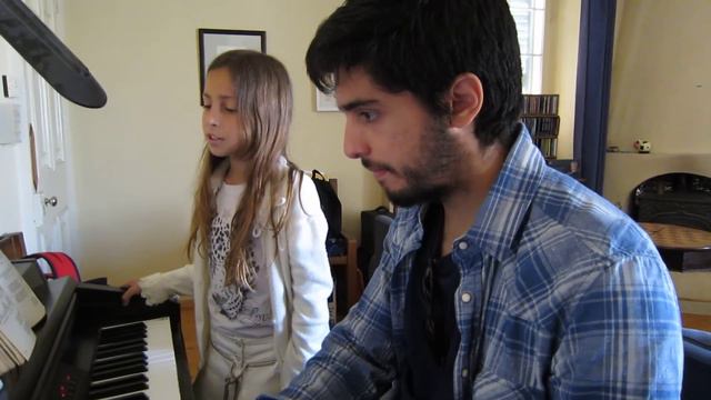Souzanna (10 y.o.) - Αυτη ειμαι εγω (composed and sung by SD, piano GB) смотреть онлайн