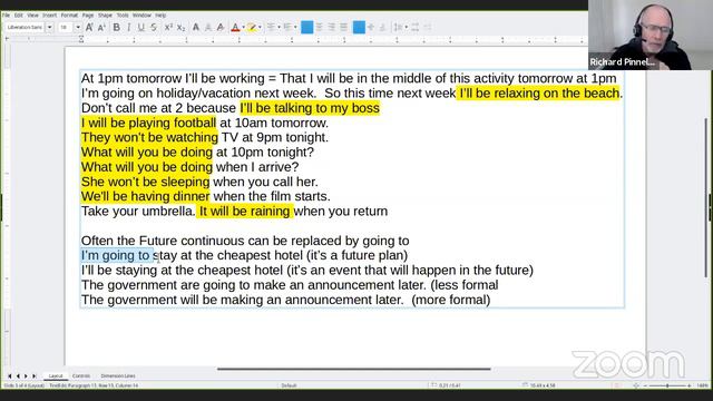 English Level B2 , Class 10: The Future Continuous смотреть онлайн