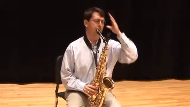 Tuning a Sax using the Korg AW-2 Clip-on Tuner смотреть онлайн