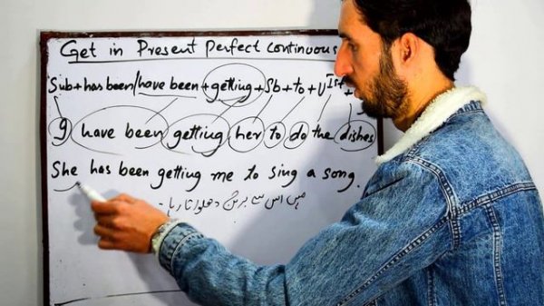 Use Of Get In Present Perfect Continuous, Past Perfect Continuous || Grammar Lesson 88