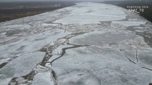 Голова ледохода село ЯР, Томская область