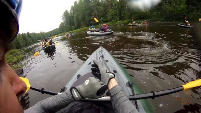 Карелия, Вама-Водла, 2013-07-24 #09 - Выплываем после отдыха смотреть онлайн