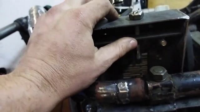 Техничка ч. 4. Постройка урала на колëсах от квадрацикла с двигателем от мотоблока. смотреть онлайн