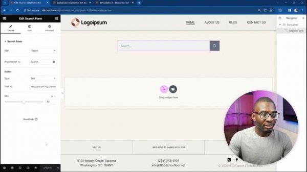 Add your Custom SVG Icon to Elementor Search Widget