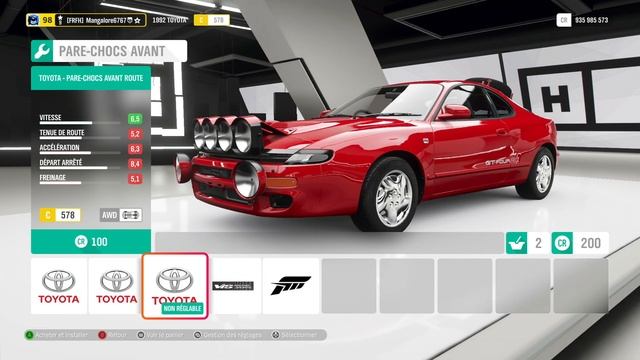 Forza Horizon 4 Toyota Celica 1992 Custom смотреть онлайн