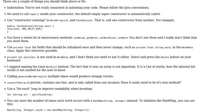 Code Review: Word count program in Java (2 Solutions!!) смотреть онлайн