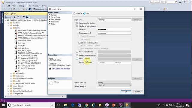 Authentication in microsoft sql server смотреть онлайн