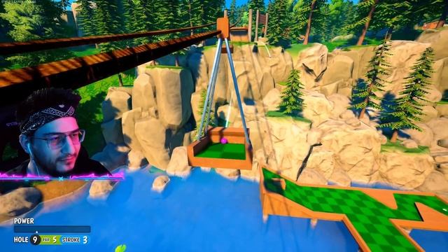 КТО БЫСТРЕЕ ПОПАДЕТ В ЛУНКУ? МИНИ-ГОЛЬФ С НЕГОДЯЯМИ смотреть онлайн