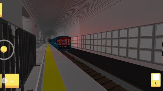Состав метро 81 717.5 (номерной) отправляется со станции Лесная в игре SkyRaill смотреть онлайн