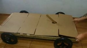 как сделать из картона машину