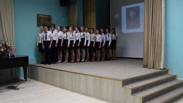 Фестиваль военно-патриотической песни в ГБОУ Школа №1208, 8 класс "Б", "О той весне" смотреть онлайн
