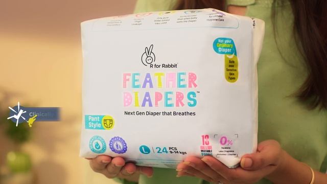 R for Rabbit Feather Diaper - Solution For Baby Rash Problem смотреть онлайн
