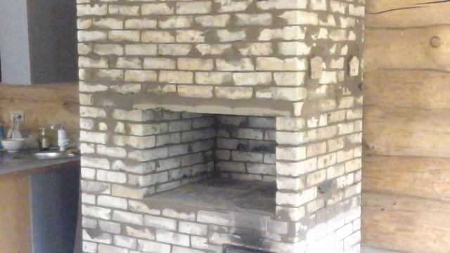 (137)Большая отопительно-варочная печь в охотничьем доме. смотреть онлайн