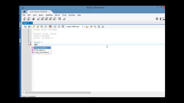 Mysql select statement смотреть онлайн