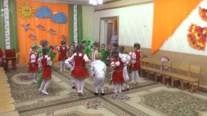 Парный танец в средней группе на осеннем утреннике 2017 Муз  рук  Леонтович С  В