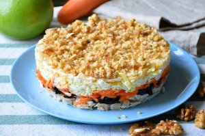 "Марсель",отличный рецепт праздничного салата. Будьте уверены, такое блюдо не останется без внимания