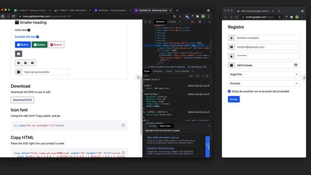 Google Apps Script 21 - Bootstrap, íconos, CSS y Apps Script смотреть онлайн